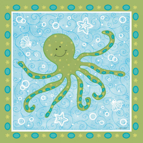 Beetle and Bob Baby Squid Poster Print by Annie LaPoint