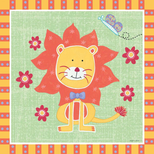 Beetle and Bob Baby Lion Poster Print by Annie LaPoint