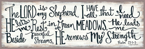 The Lord is My Shepherd Poster Print by Annie LaPoint - Item # VARPDXALP1668
