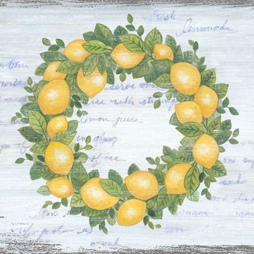 Lemon Wreath   Poster Print by Annie LaPoint - Item # VARPDXALP1748