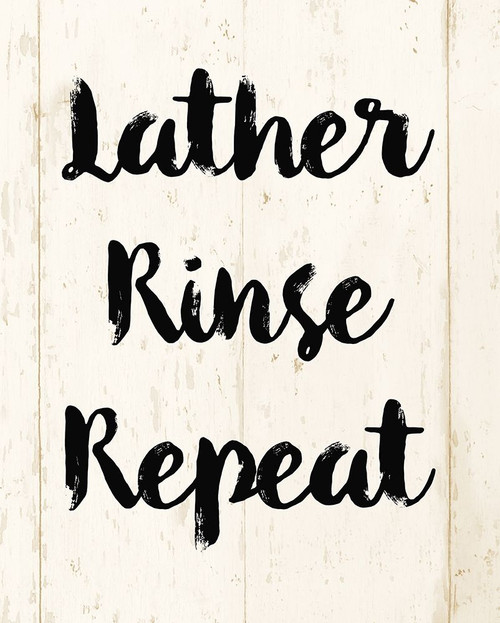 Lather Rinse Repeat Poster Print by Alicia Vidal - Item # VARPDXAVRC001A