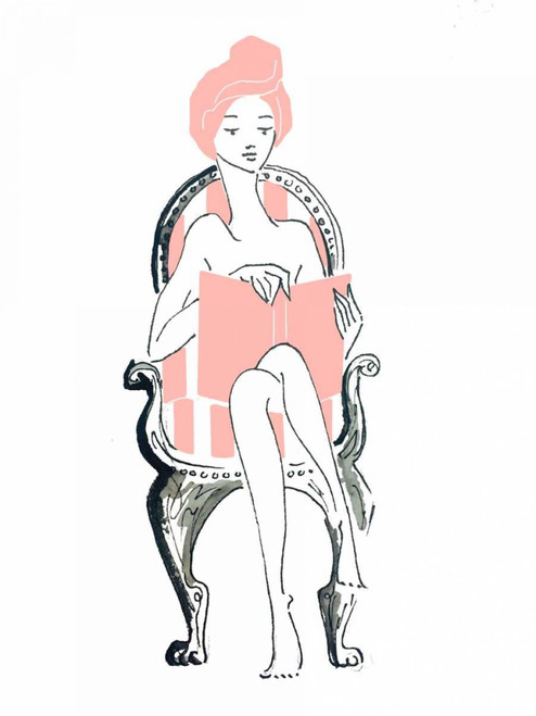 Spa Reading Poster Print by Alicia Zyburt - Item # VARPDXAZRC007C