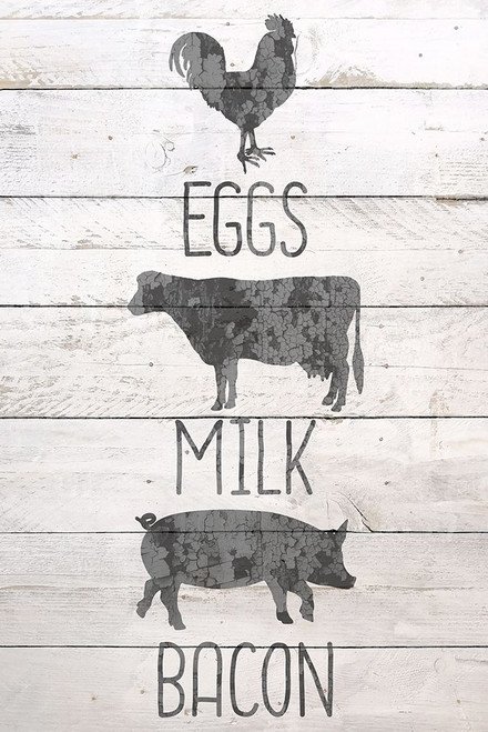 Eggs Milk Bacon Poster Print by Ann Bailey - Item # VARPDXBARC004A