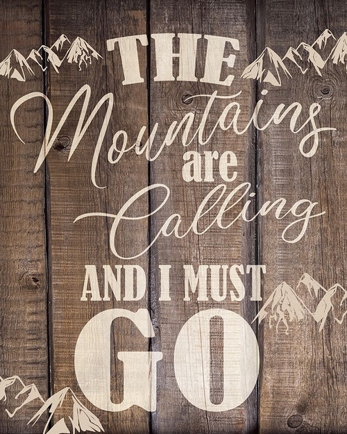The Mountains Poster Print by Ann Bailey