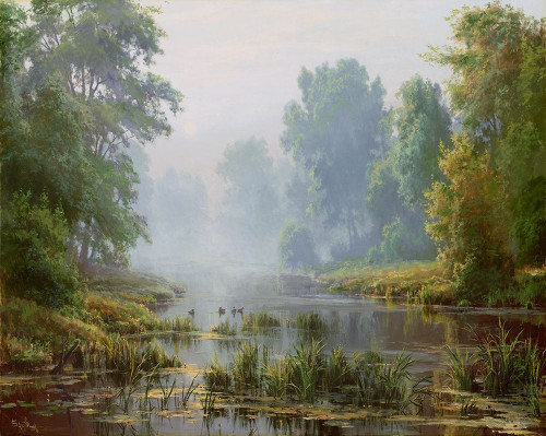 The morning Poster Print by Sergej Basov - Item # VARPDXBC64