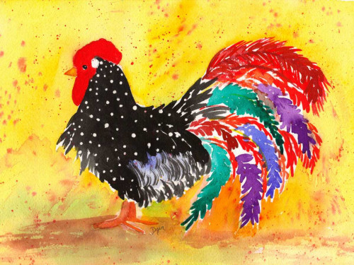 Farm House Rooster I Poster Print by Beverly Dyer - Item # VARPDXBDRC128A