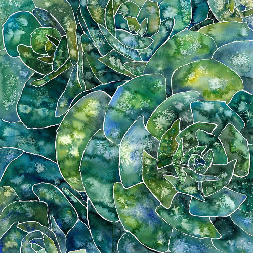 ABSTRACT SUCCULENTS Poster Print by Atelier B Art Studio Atelier B Art Studio - Item # VARPDXBEGFLO353