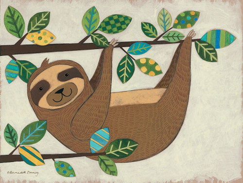 Hanging Sloth Poster Print by Bernadette Deming - Item # VARPDXBER1315