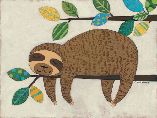 Sleeping Sloth Poster Print by Bernadette Deming - Item # VARPDXBER1316