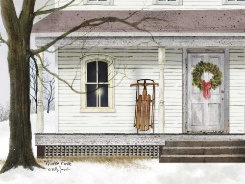 Winter Porch Poster Print by Billy Jacobs - Item # VARPDXBJ1000
