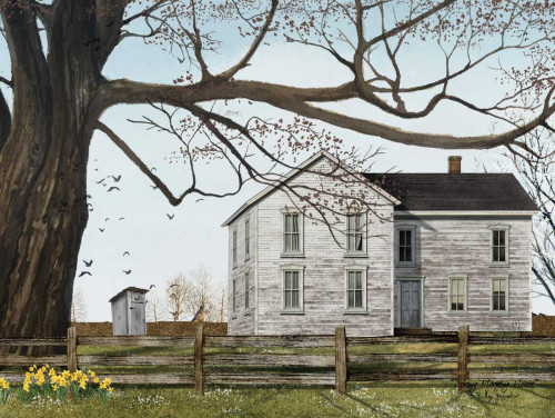 Spring Morning House Poster Print by Billy Jacobs - Item # VARPDXBJ1128