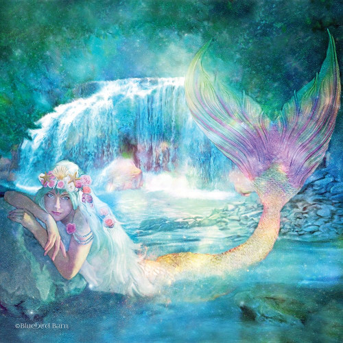 Woodland Cove Mermaid Poster Print by Bluebird Barn Bluebird Barn - Item # VARPDXBLUE129