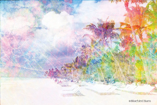 Rainbow Bright Coast and Palms Poster Print by Bluebird Barn Bluebird Barn - Item # VARPDXBLUE248