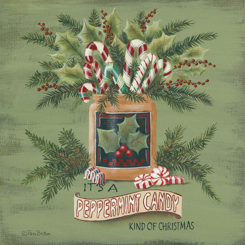 A Peppermint Christmas   Poster Print by Pam Britton - Item # VARPDXBR460