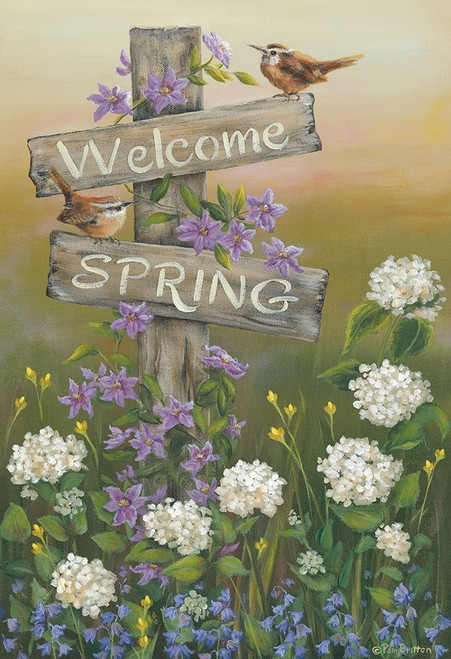 Welcome Spring Poster Print by Pam Britton - Item # VARPDXBR468