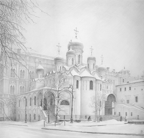 Annunciation Cathedral of the Kremlin Poster Print by Denis Chernov - Item # VARPDXCH1