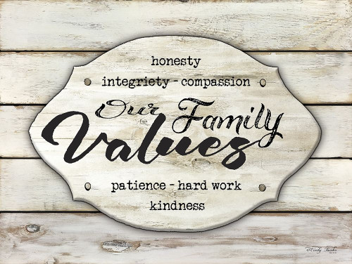 Our Family Values Poster Print by Cindy Jacobs - Item # VARPDXCIN1044