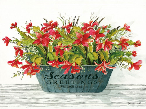 Seasons Greetings Pot Poster Print by Cindy Jacobs - Item # VARPDXCIN1299