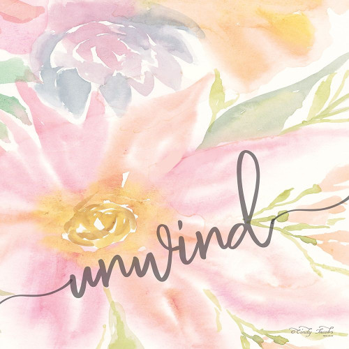 Floral Unwind Poster Print by Cindy Jacobs