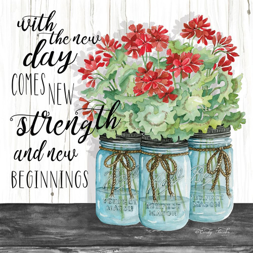 Blue Jars - New Beginnings Poster Print by Cindy Jacobs - Item # VARPDXCIN1574