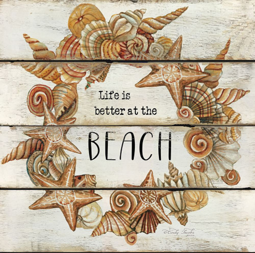 Life is Better at the Beach Poster Print by Cindy Jacobs - Item # VARPDXCIN1593