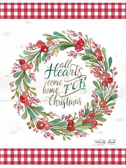All Hearts Come Home For Christmas  Poster Print by Cindy Jacobs - Item # VARPDXCIN1628