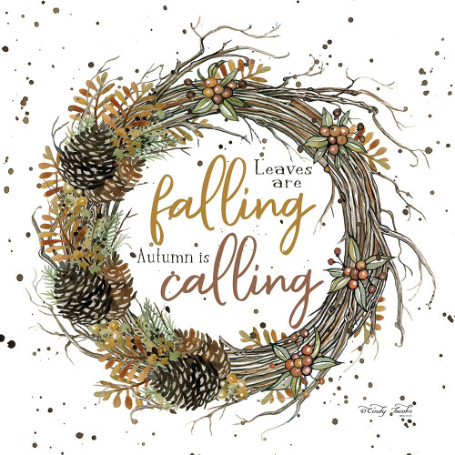 Autumn in Calling Wreath Poster Print by Cindy Jacobs - Item # VARPDXCIN1674
