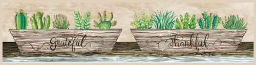 Grateful and Thankful Succulents Poster Print by Cindy Jacobs - Item # VARPDXCIN544