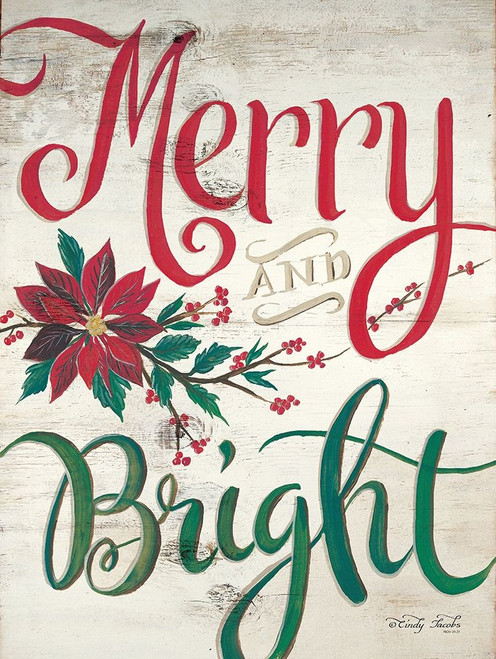 Merry and Bright Poster Print by Cindy Jacobs - Item # VARPDXCIN624
