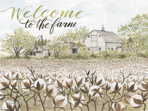 Welcome to the Farm Poster Print by Cindy Jacobs