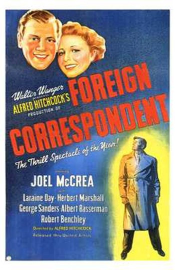 Foreign Correspondent Movie Poster (11 x 17) - Item # MOV197535