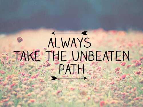 Always Take The Unbeaten Poster Print by Davis Ashley Davis Ashley - Item # VARPDXDARC001