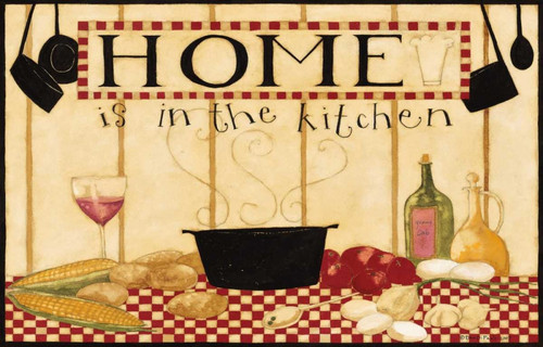 Home Is In The Kitchen 2 Poster Print by Dan DiPaolo