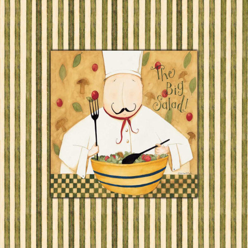 Big Salad Stripes Poster Print by Dan DiPaolo - Item # VARPDXDDP7SQ325A1