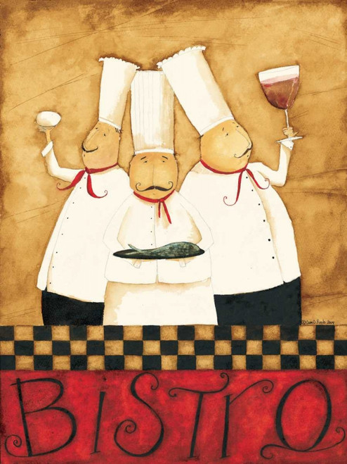 Happy Chefs Poster Print by Dan DiPaolo