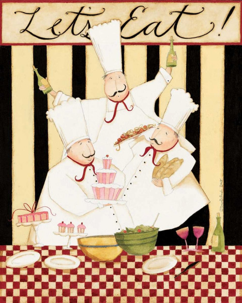 Lets Eat Poster Print by Dan DiPaolo