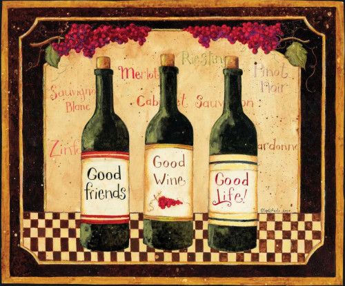 Good Wine Poster Print by Dan DiPaolo - Item # VARPDXDDPRC364