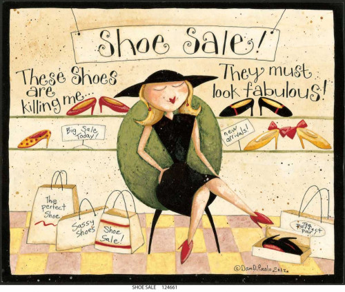 Shoe Sale Poster Print by Dan DiPaolo - Item # VARPDXDDPRC457D