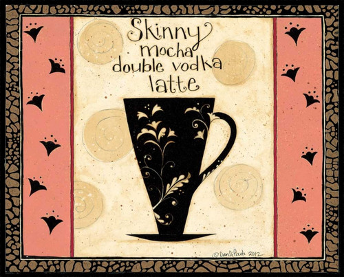 Skinny Vodka Poster Print by Dan DiPaolo