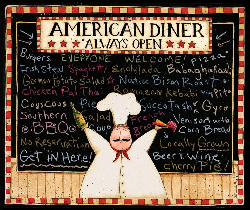 American Diner Poster Print by Dan DiPaolo - Item # VARPDXDDPRC550A