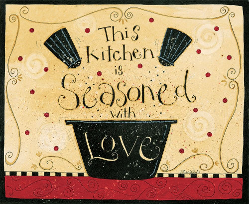 Kitchen Seasoned Poster Print by Dan DiPaolo