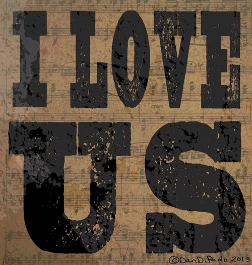 I love Us Poster Print by Dan DiPaolo - Item # VARPDXDDPSQ518A