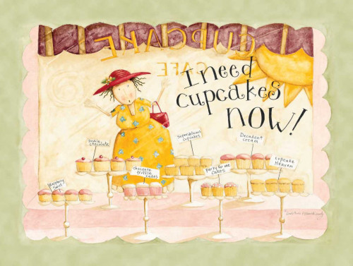 Need Cupcakes Now Poster Print by Dan DiPaolo - Item # VARPDXDDPXRC136A