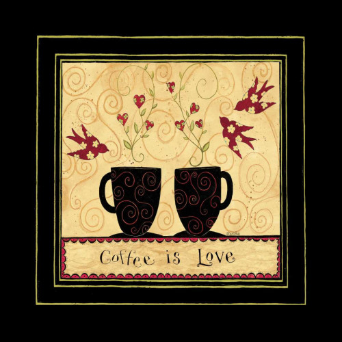 Coffee Love Poster Print by Dan DiPaolo - Item # VARPDXDDPXSQ312A1