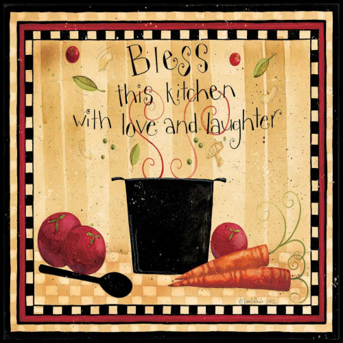 Bless This Kitchen Poster Print by Dan DiPaolo