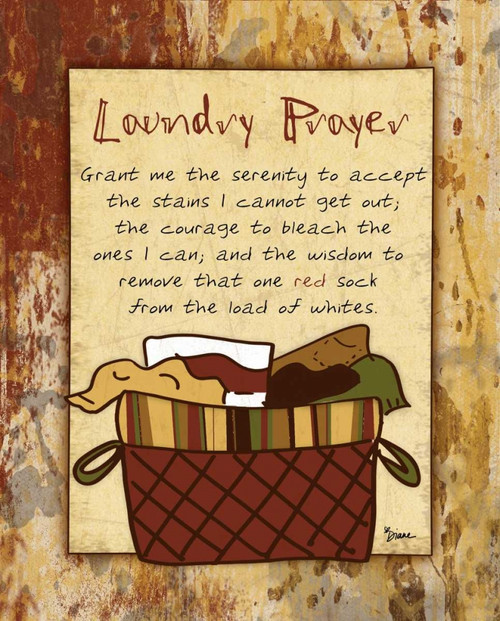 Laundry Prayer Basket Poster Print by Diane Stimson - Item # VARPDXDSRC206A2