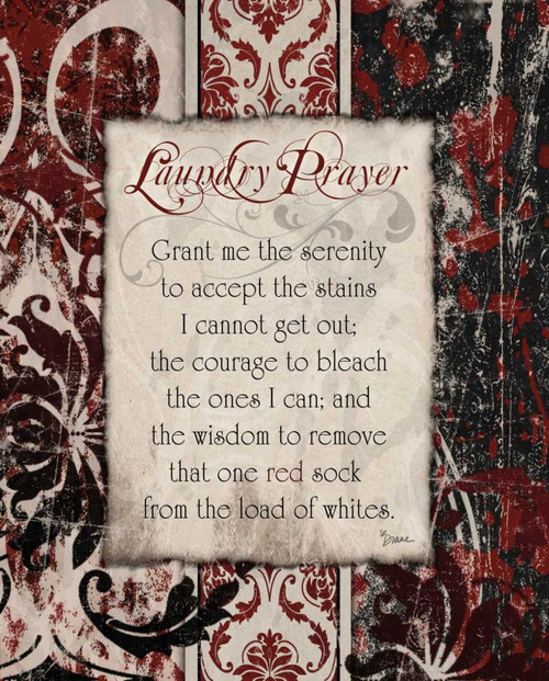 Laundry Prayer Distress Poster Print by Diane Stimson - Item # VARPDXDSRC218A