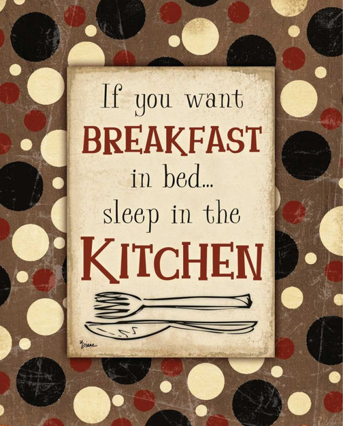 Breakfast Kitchen Brown Poster Print by Diane Stimson - Item # VARPDXDSRC224A3