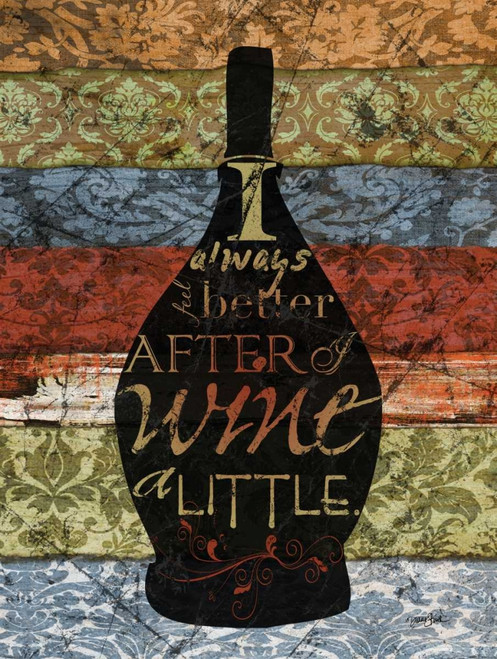 Wine A Little Poster Print by Diane Stimson - Item # VARPDXDSRC243B1