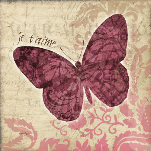 JeTaime Bfly Poster Print by Diane Stimson - Item # VARPDXDSSQ237B1